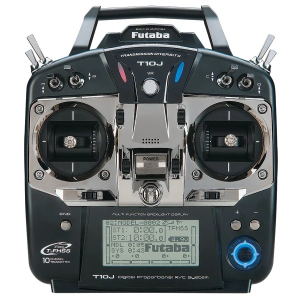 Futab 2.4G 10J T10J 10ch Transmitter With  R3008SB Receiver for Rc Airplane Helicopter